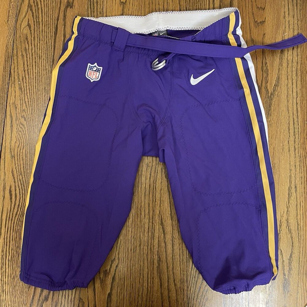 Jordan Berry Minnesota Vikings NFL Nike Game Worn Purple Pants Size 36